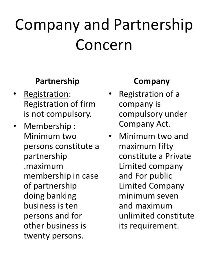 Law incorporation of companies