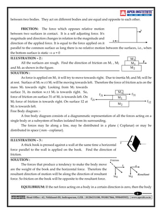 Force & Laws of-motion | PDF