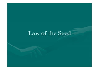 Law of-the-seed