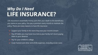 Why Do I Need Life Insurance? 