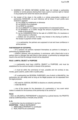 Partnership Law