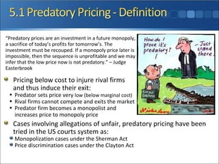 Predatory Trading Law pricing presentation final 08152010 | PPT