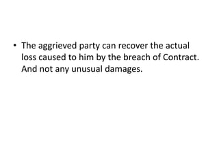 Law remedies for breach of contract | PPTX | Home Insurance | Insurance