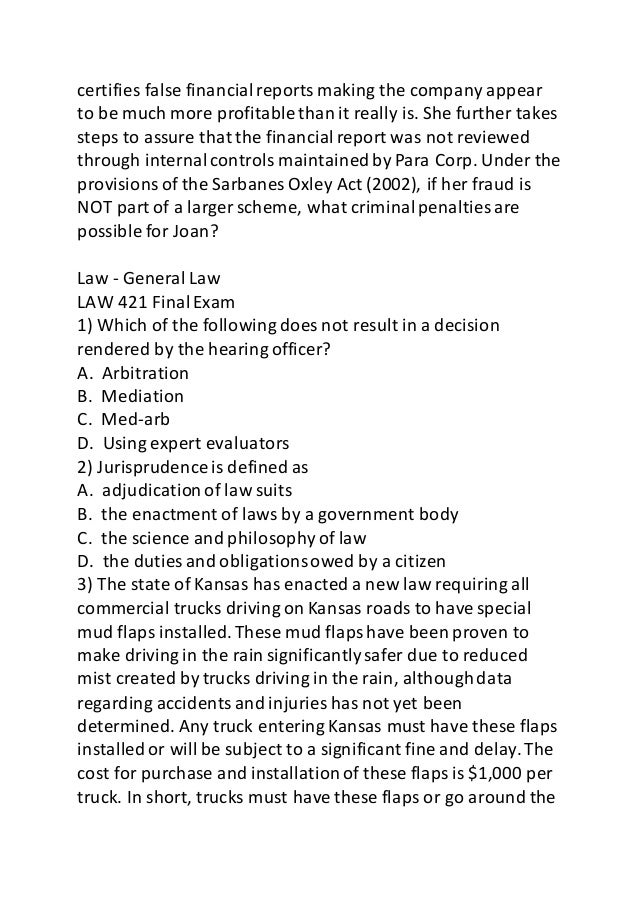 CFE-Law資格問題集