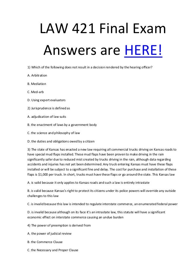 law 421 final exam Marketing and selling homework solution has never been easier with uophomeworkscom we have created a great website to make sure you can easily find what you are looking for. law 421 final exam Marketing and selling homework solution has never been easier with uophomeworkscom we have created a great website to make sure you can easily find what you are looking for.