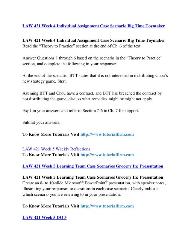 Law 421 entire course essay examples 03 picture