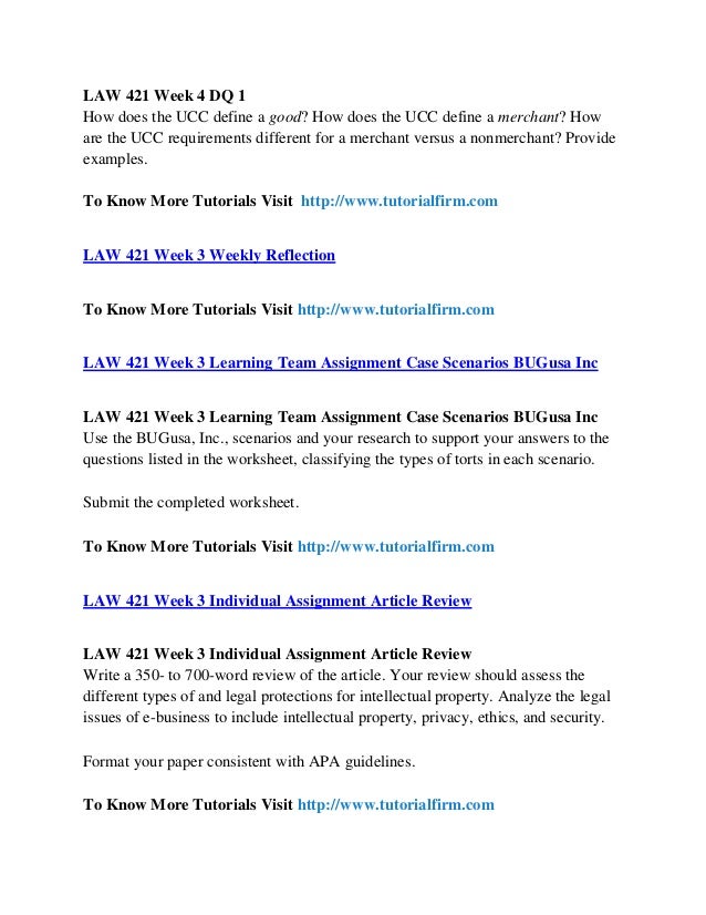 Law 421 entire course essay examples 07 image