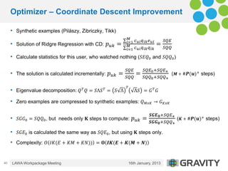 Fast ALS-Based Matrix Factorization for Recommender Systems | PDF