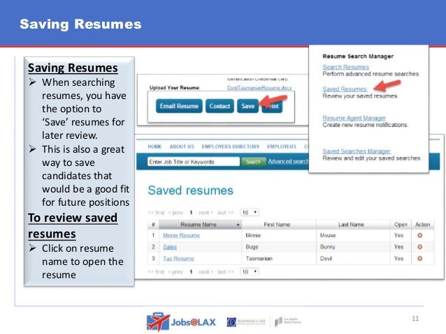 employer resume search