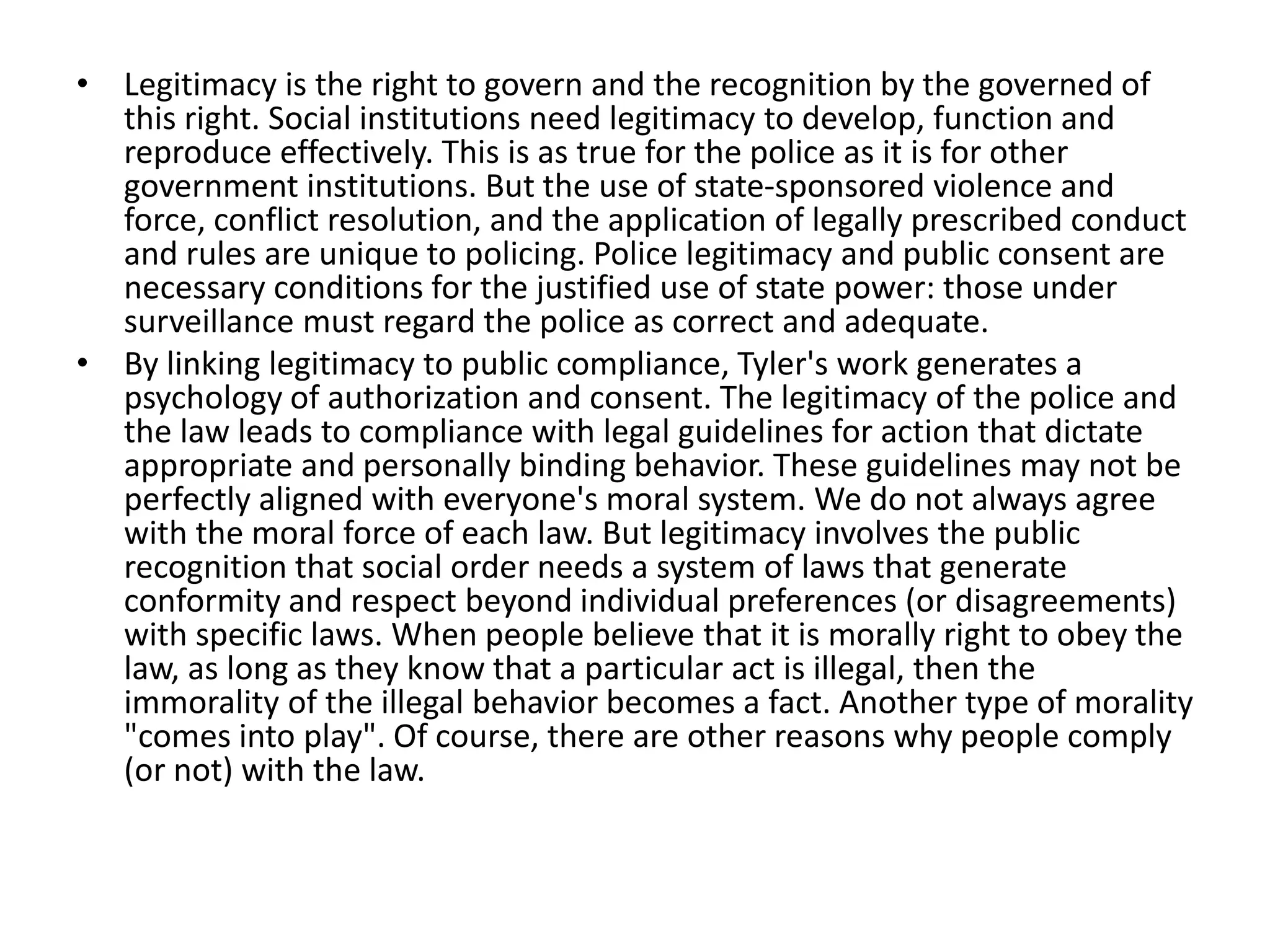 Law and legitimacy | PPTX