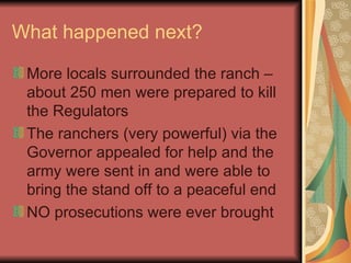 The Regulators Ranch Law And Order | PPT