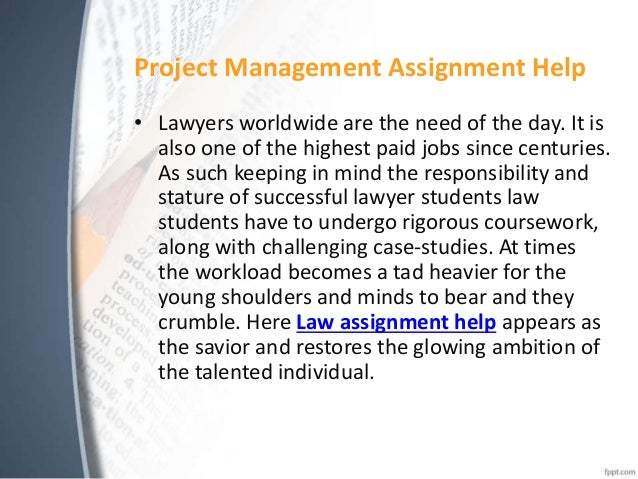 Law assignment help