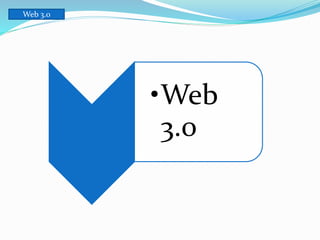 La web 1.0 - web 2.0 - web 3.0 - web 4.0 - Características