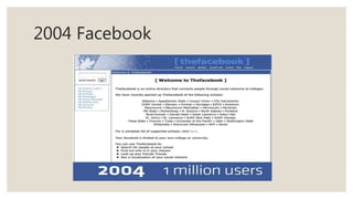 2004 Facebook
 