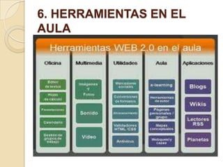 6. HERRAMIENTAS EN EL
AULA
 