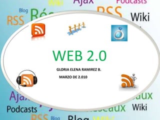 LA WEB 2.0 WEB 2.0 WEB 2.0 GLORIA ELENA RAMIREZ B. MARZO DE 2.010 