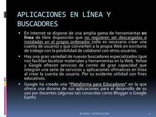 Su sencillez de uso y, en general, libre acceso han hecho posible el cambio de una Web de páginas estáticas en la que el usuario era un consumidor pasivo de contenidos a una nueva Web más dinámica y participativa en la que el usuario interacciona y colabora, crea y comparte todo tipo de contenidos.BLOQUE 1 - INTRODUCCIÓN5