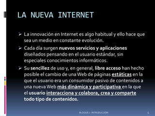 Aprender el manejo básico de algunos de los servicios más conocidos que ofrece la web 2.0.