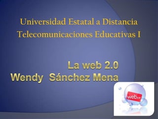 Universidad Estatal a Distancia
Telecomunicaciones Educativas I

 