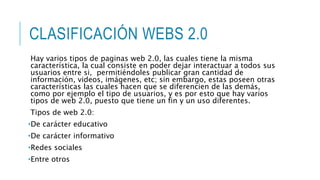 La web 2.0pptx