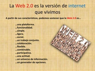La Web 2 y el Comercio Electronico | PPTX