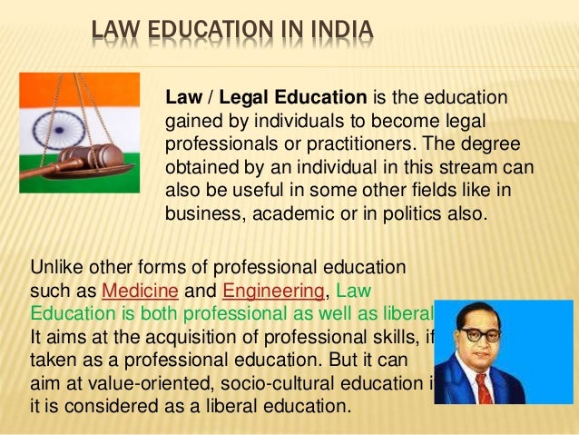 objectives of legal education in india