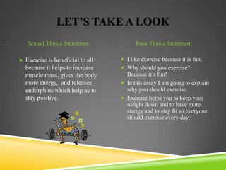 Uses specific language and specific ideas.