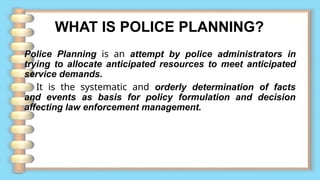 LAW ENFORCEMENT OPERATIONS AND PLANNING W CRIME MAPPING.pptx