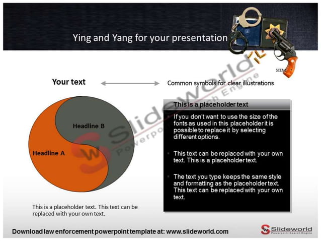 law enforcement powerpoint template - Slide World | PPTX