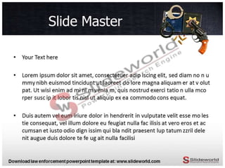 law enforcement powerpoint template - Slide World