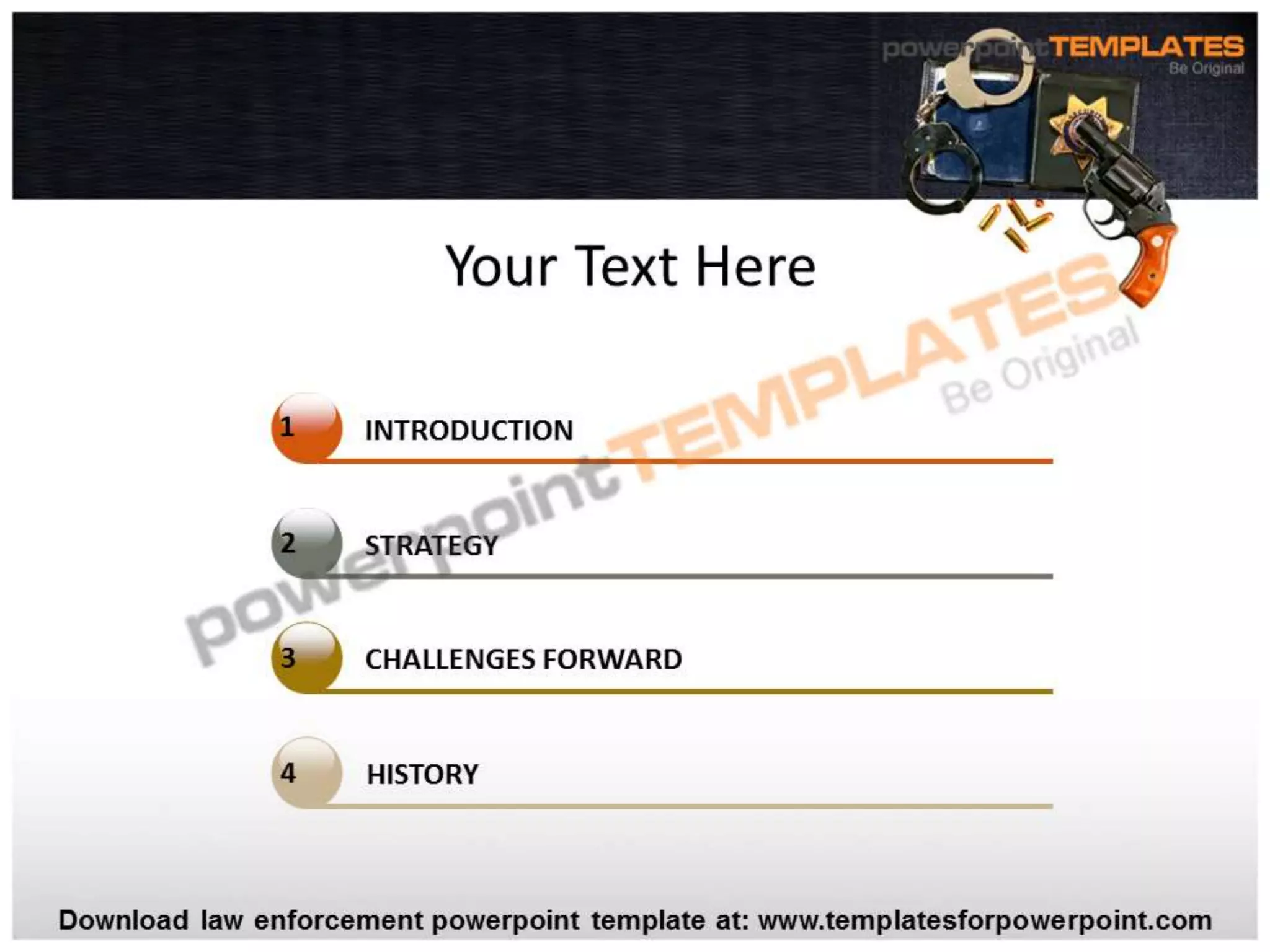 law enforcement powerpoint template - Templates For PowerPoint | PPT ...