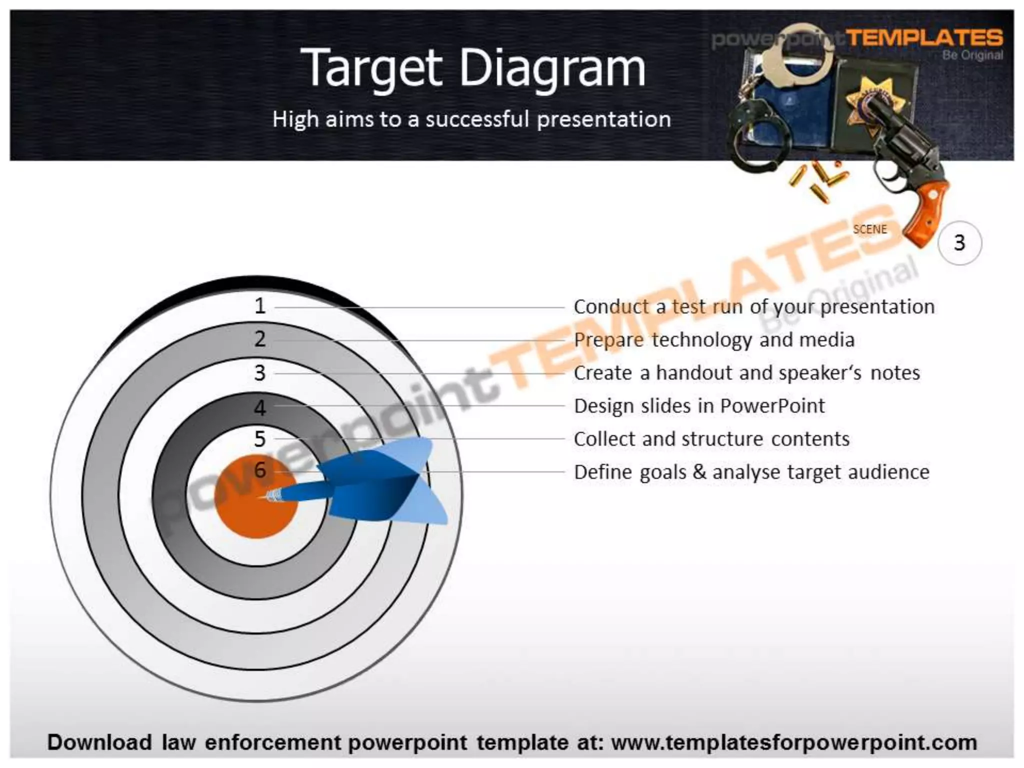 law enforcement powerpoint template - Templates For PowerPoint | PPTX
