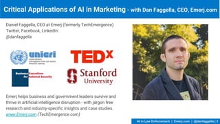 Critical Applications of AI in Marketing - with Dan Faggella, CEO, Emerj.com
Daniel Faggella, CEO at Emerj (formerly TechE...