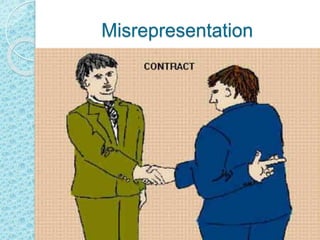 Misrepresentation
 
