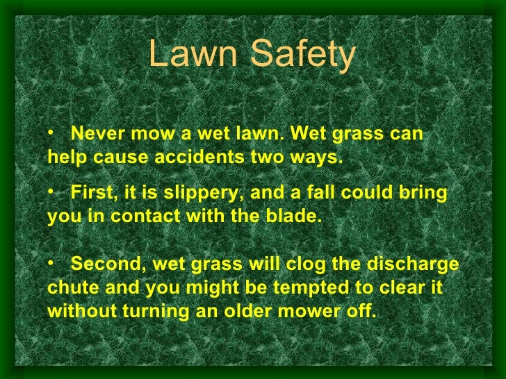 Lawn Mower Safety