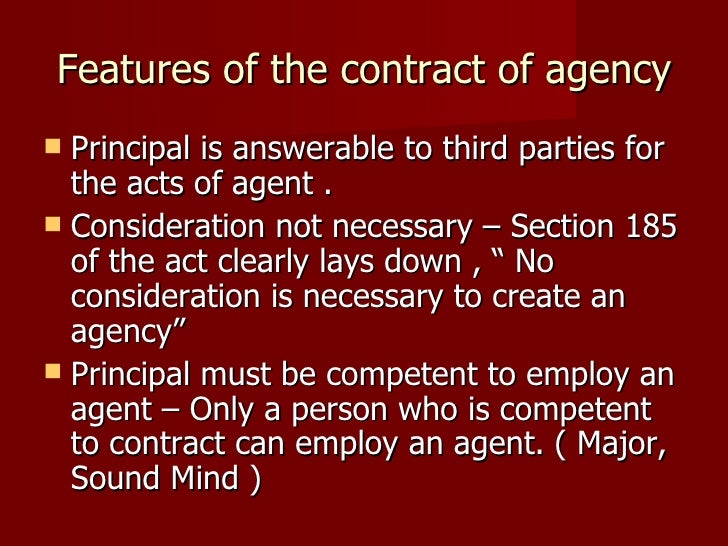 Law Of Agency