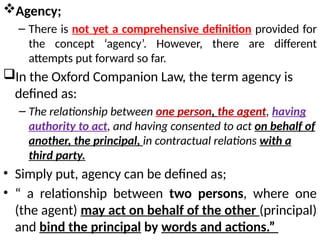 Law of agency .pptxLaw of agency .pptxLaw of agency .pptx