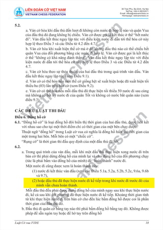 Luật Cờ vua FIDE - Mới!