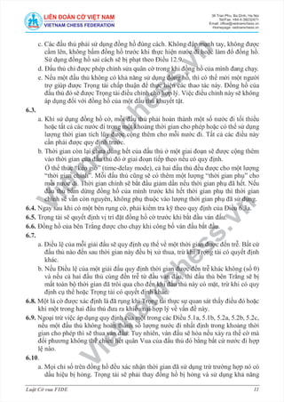 Luật Cờ vua FIDE - Mới!