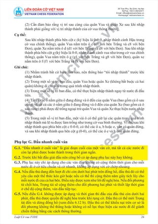 Luật Cờ vua FIDE - Mới!