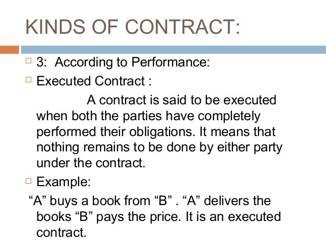 performance contract example