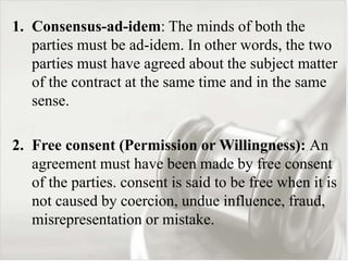 Law of contract | PPTX