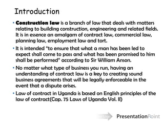 Law of Contract- Civil Engineering contracts pdf | PDF