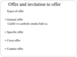 Law of contract | PPTX