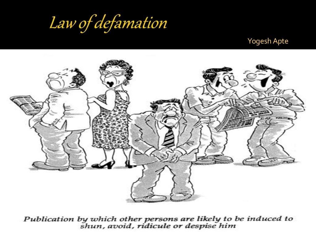 Law of defamation
