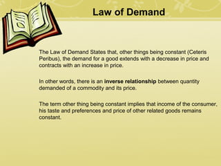 Reconventional Demand Law of demand | PPT