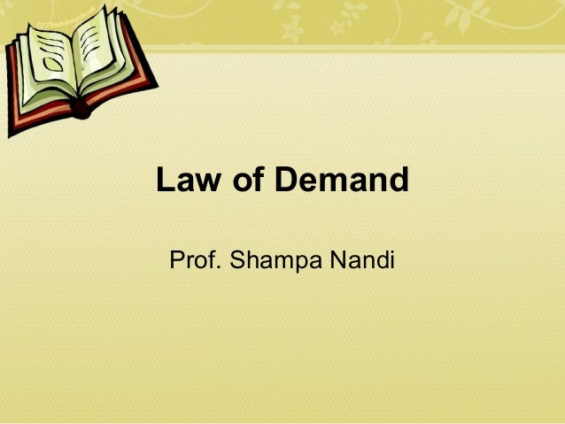 Law Of Demand