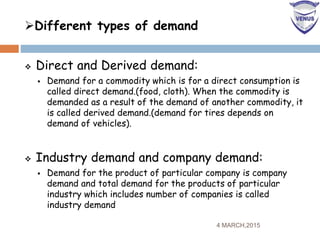 Law of demand & principle of management by henri fayol | PPTX