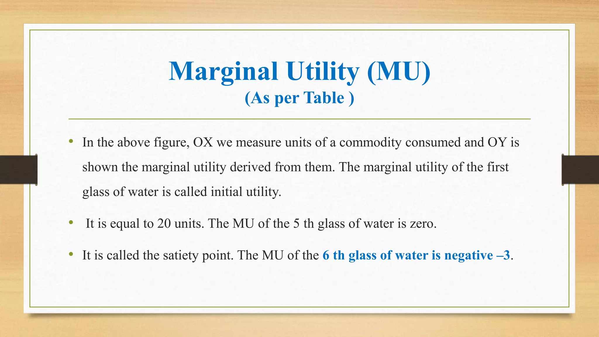 Law of diminishing marginal utility | PDF