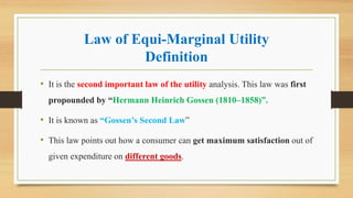 law of equi marginal utility definition